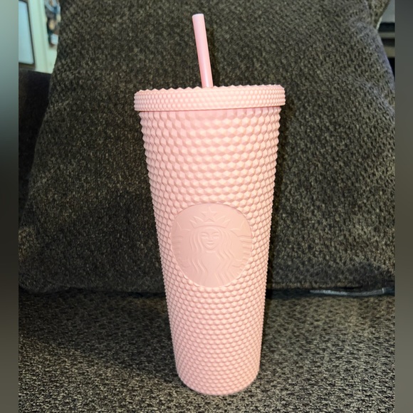Pale Pink Studded Starbucks Tumbler